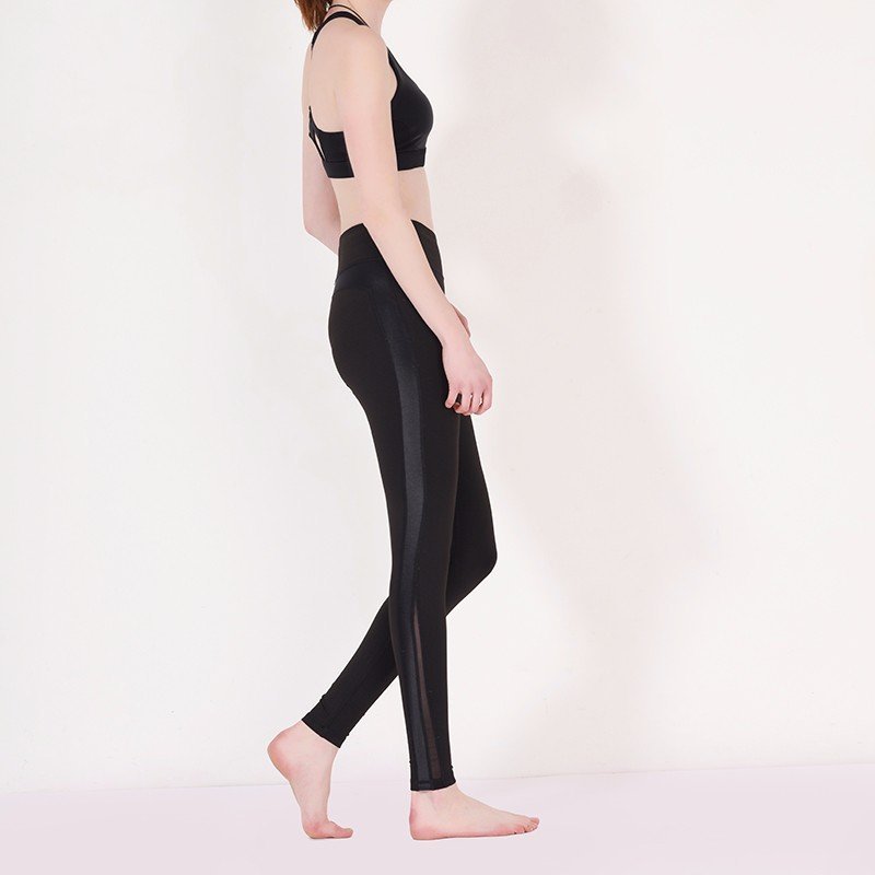 INGOR Black mesh yoga pants brands Y1911P02 Leggings image17