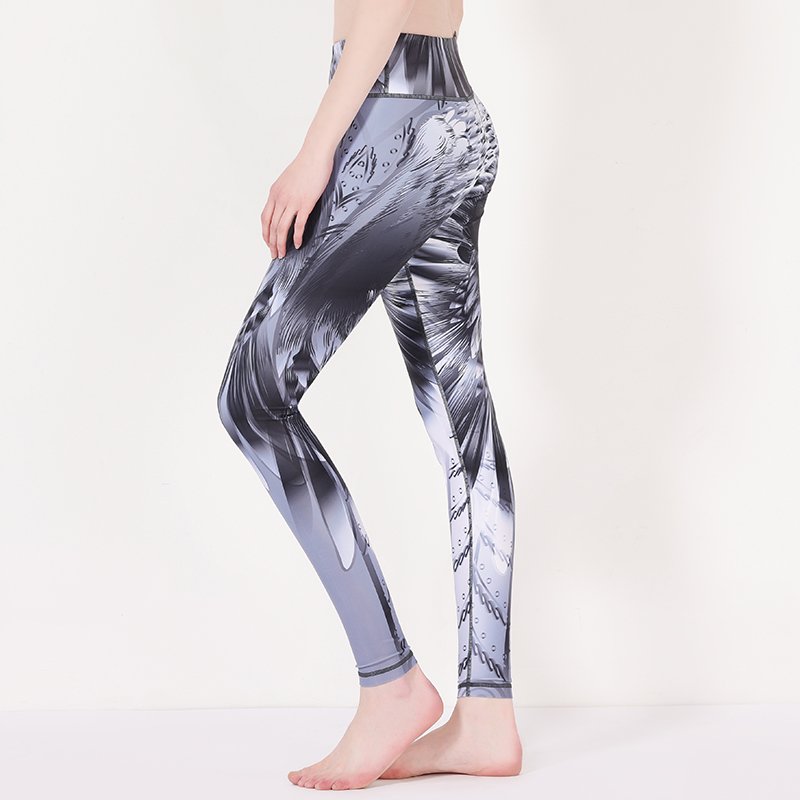 INGOR Patterned sports leggings custom women yoga pants print Y1912P03 Leggings image10