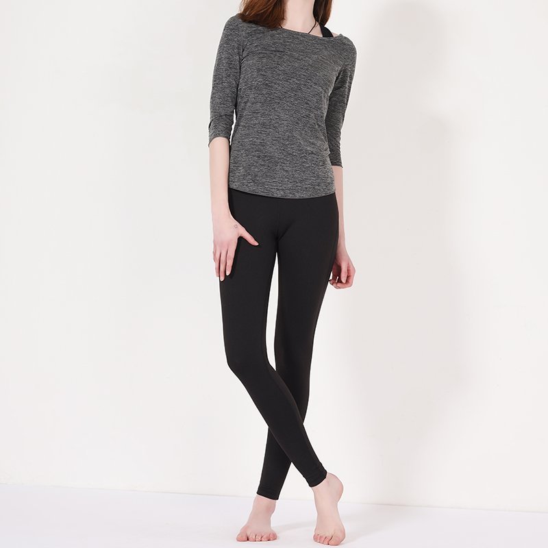 INGOR Custom long sleeve yoga shirts with drawstring Y1913T02 Sweatshirt image4