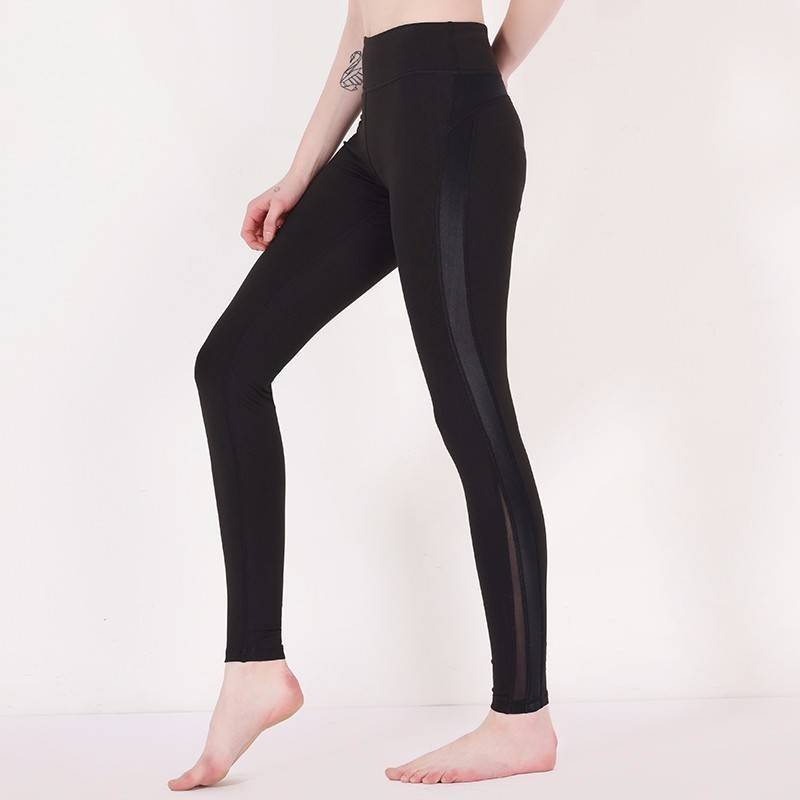 INGOR Black mesh yoga pants brands Y1911P02 Leggings image17