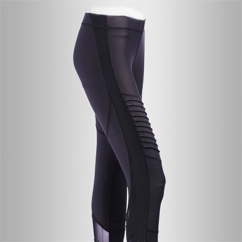 INGOR Women High Waisted Black Yoga Tights Leggings Pants JK11P021 Leggings image1