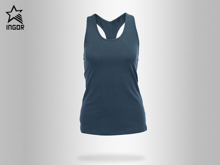 fitness tank top is made of racerback design JK11V005